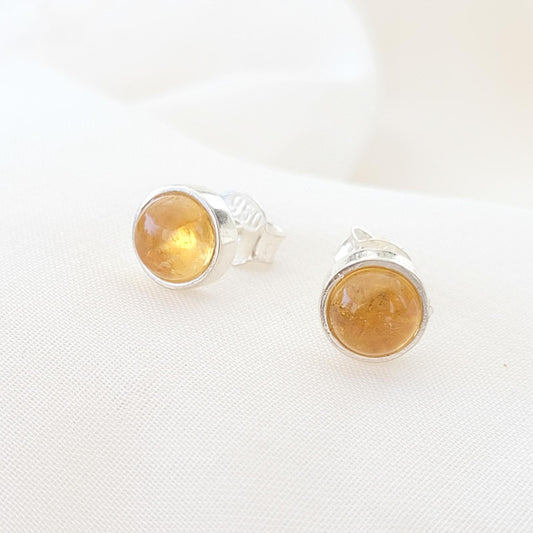 Aretes básico Citrino