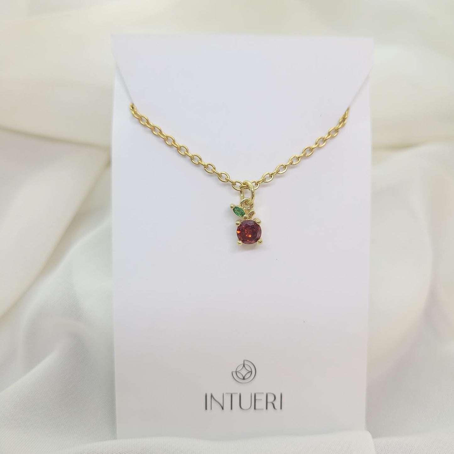 Collar Manzanita Rojo Acero