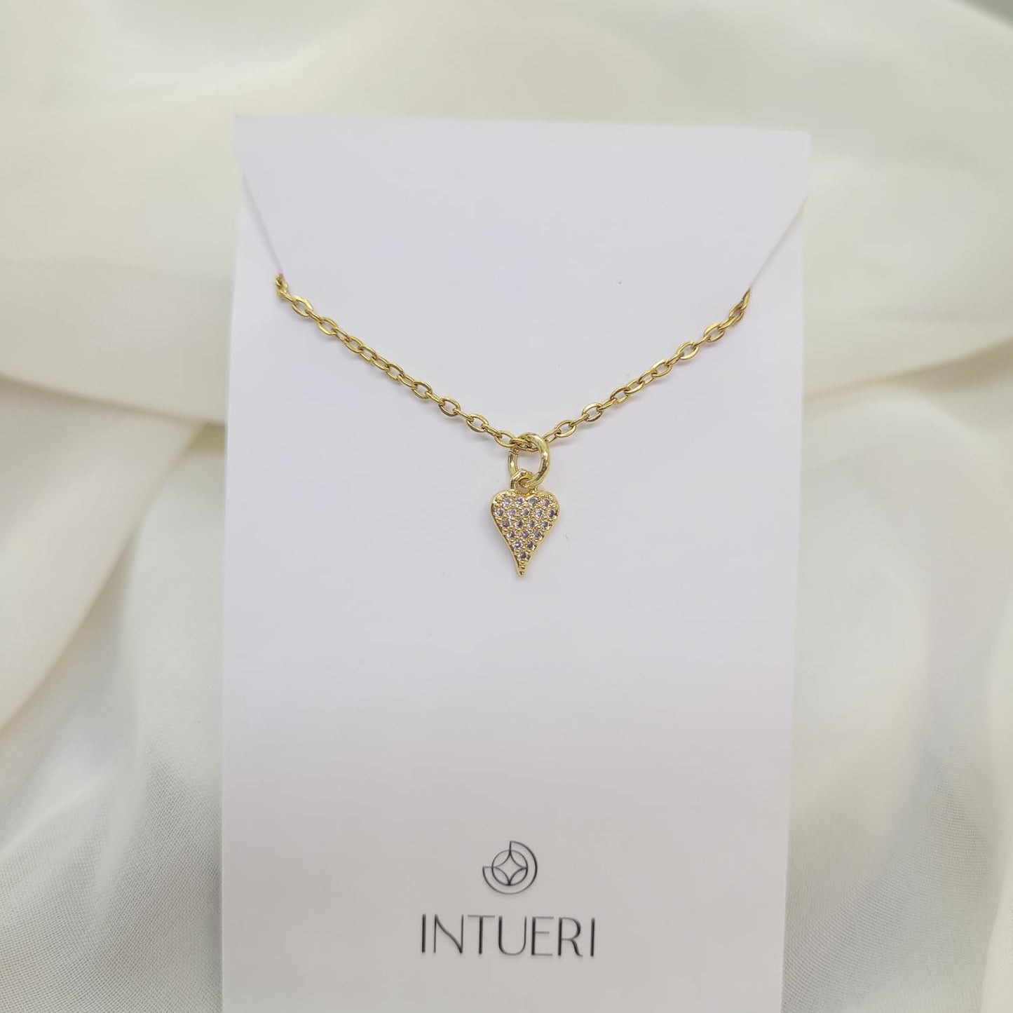Collar Acero Mini Corazon