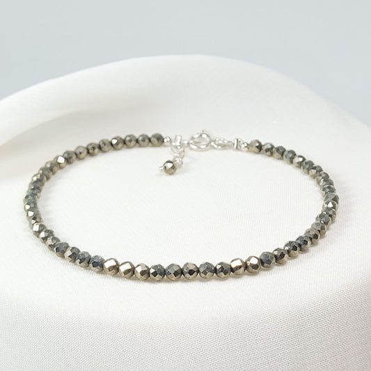 Pulsera Pirita 4mm