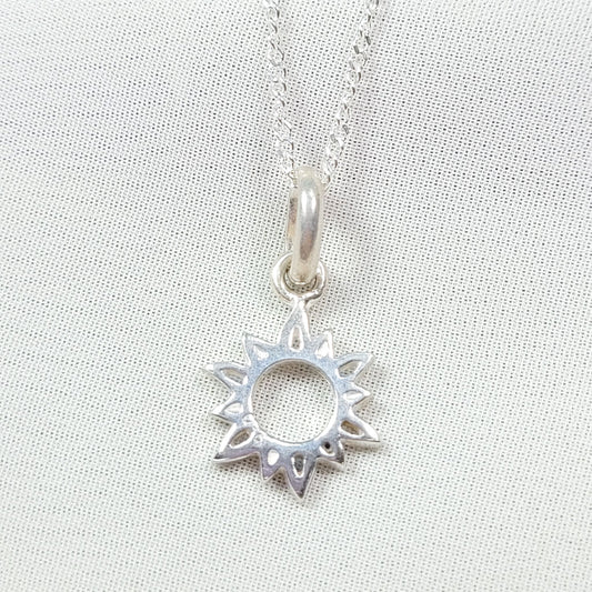 Collar Plata Sol