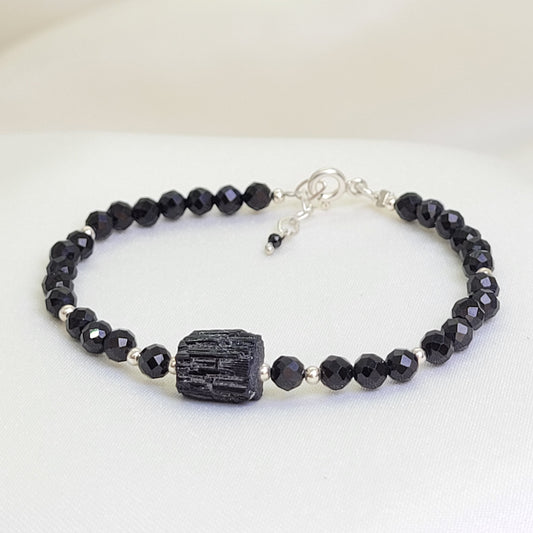 Pulsera Full Turmalina negra