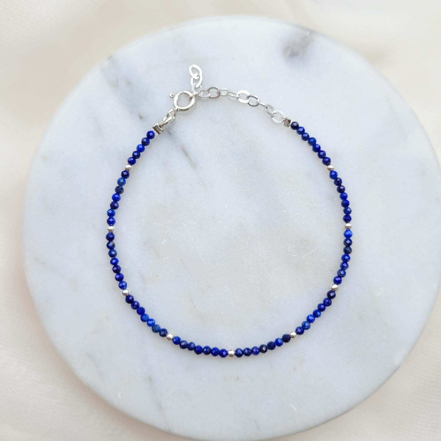 Pulsera Lapizlazuli - 2mm