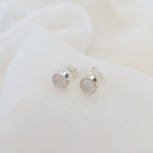Aretes básico Piedra Luna