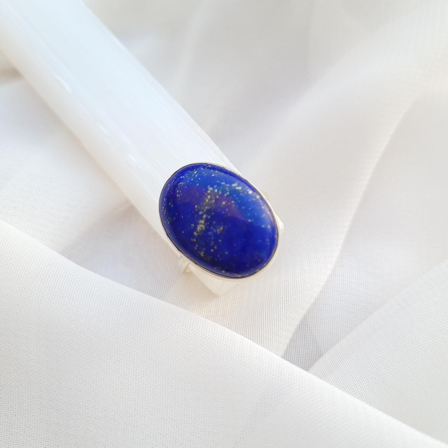 Anillo Oval Lapizlazuli