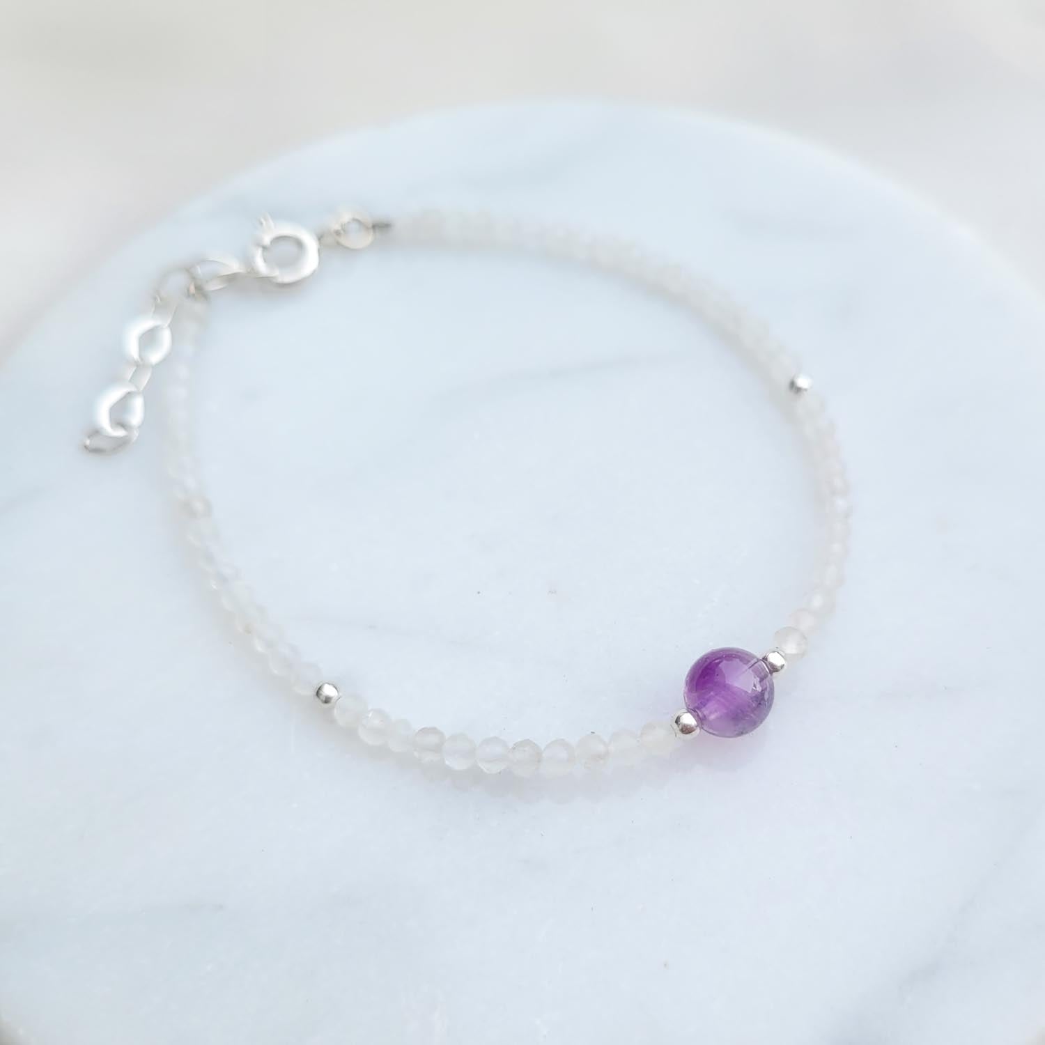 Pulsera Lila Amatista