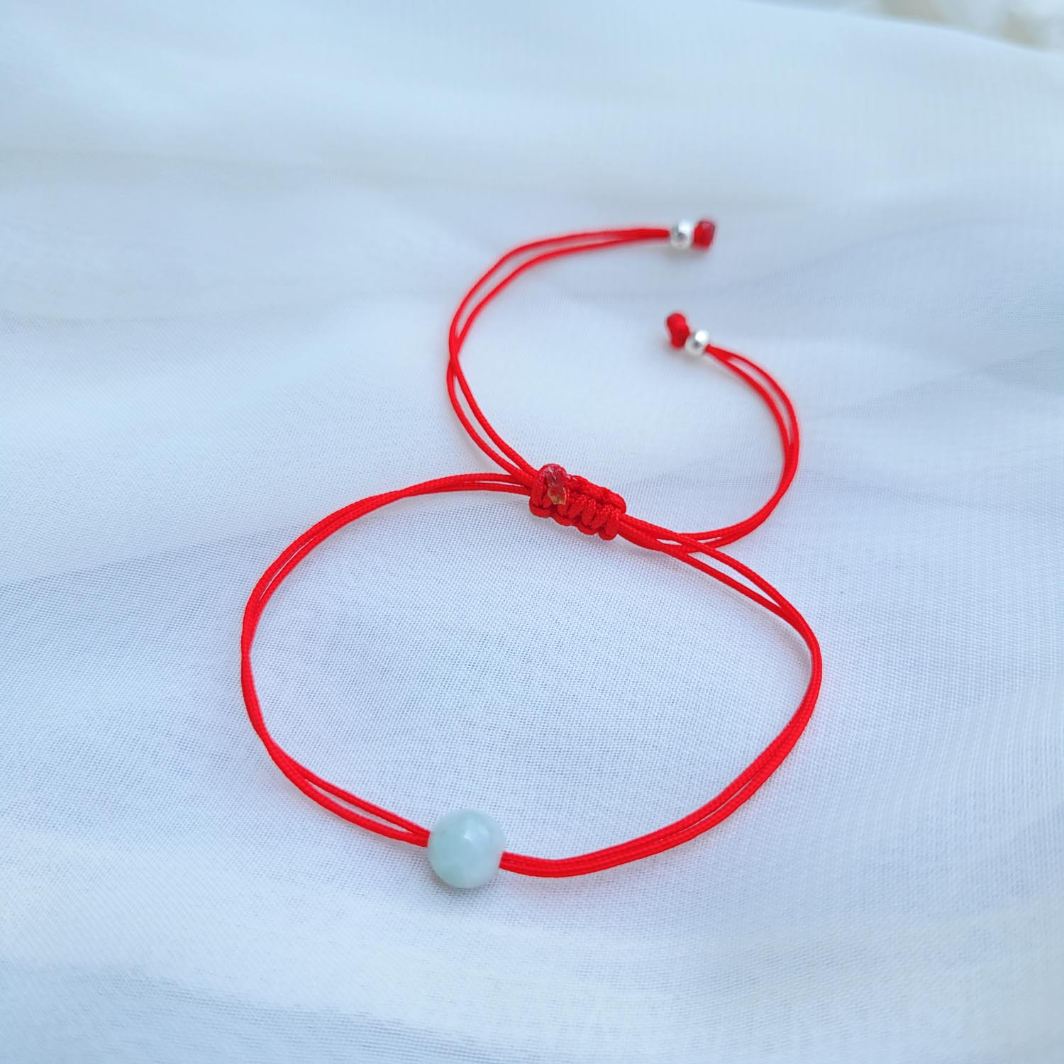 Pulsera Roja con Jade