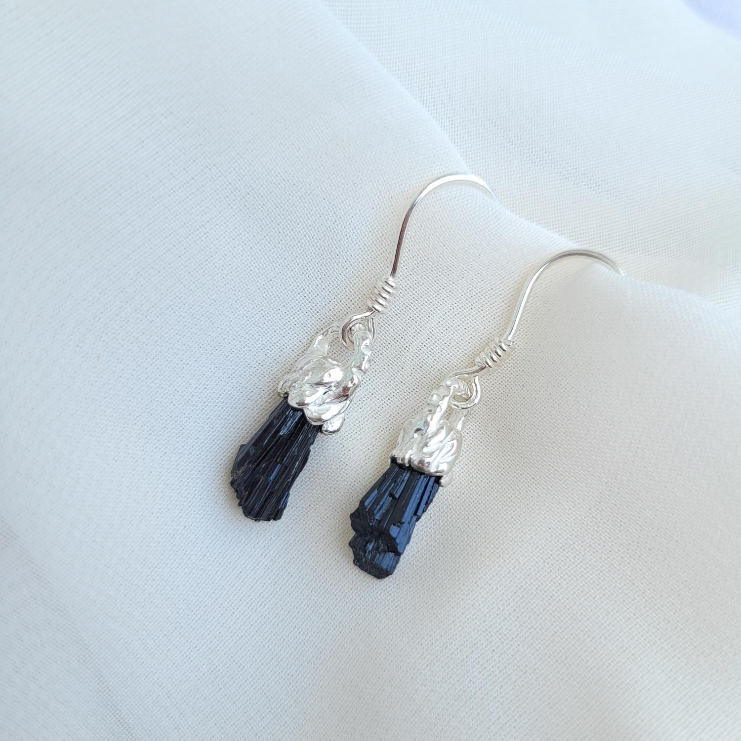 Aretes Turmalina Negra