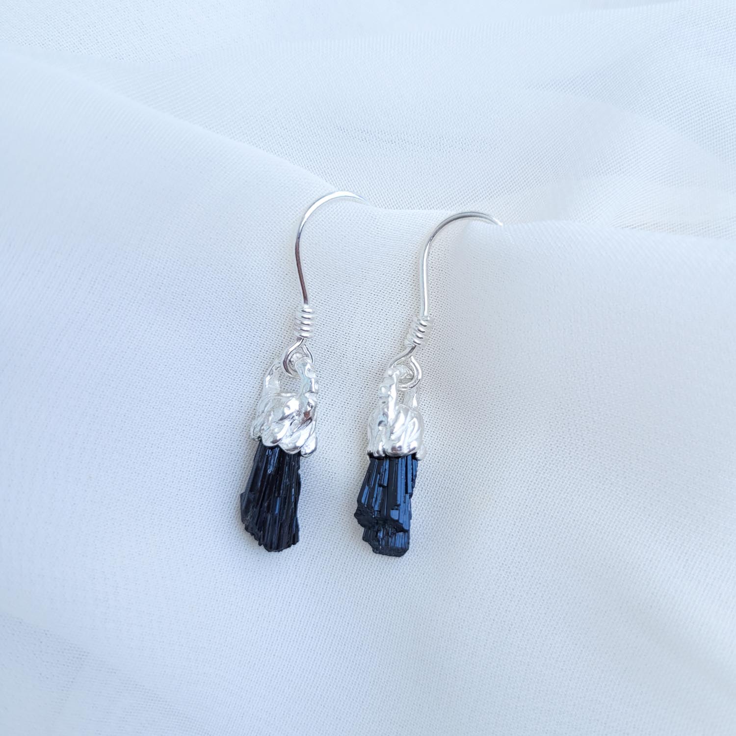 Aretes Turmalina Negra