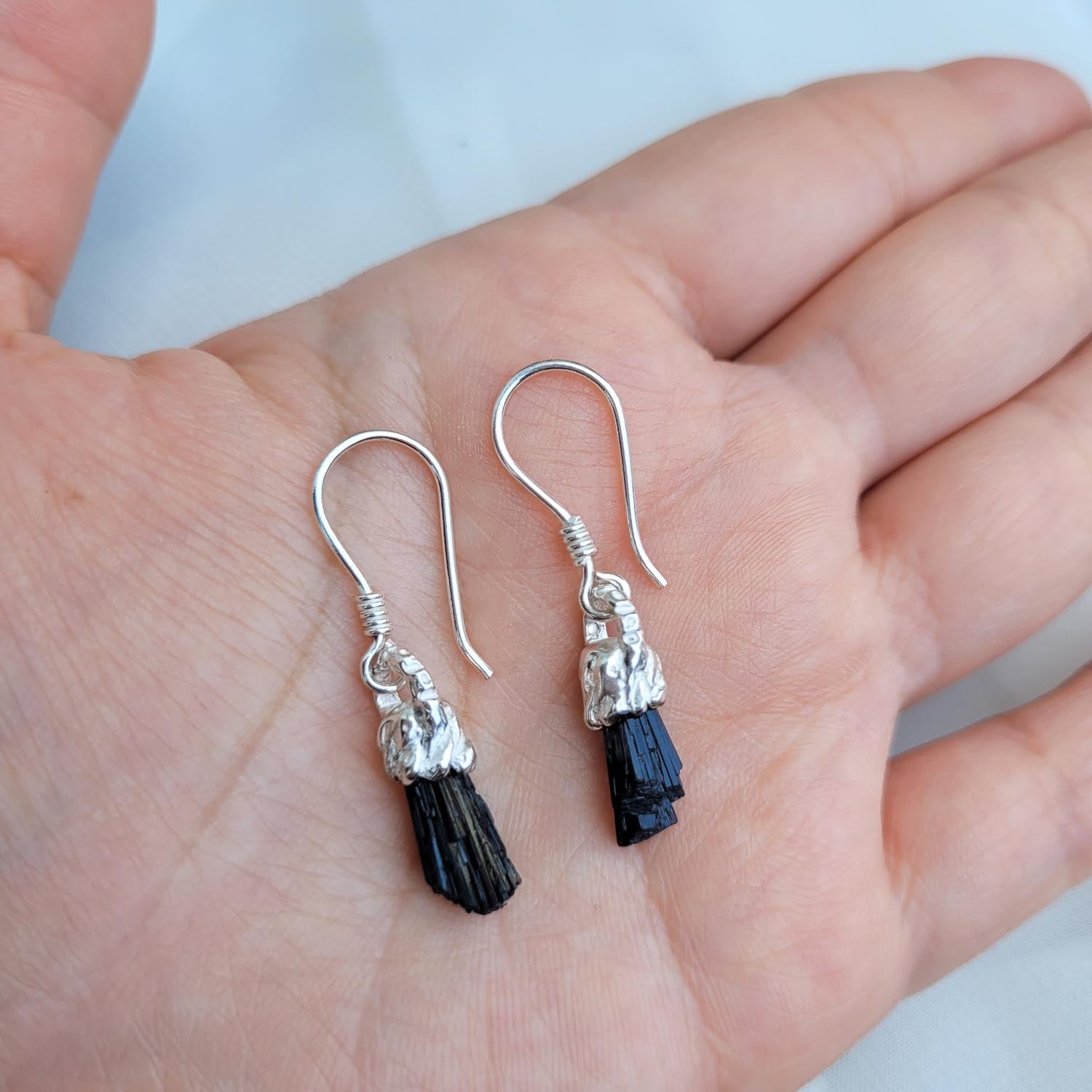 Aretes Turmalina Negra