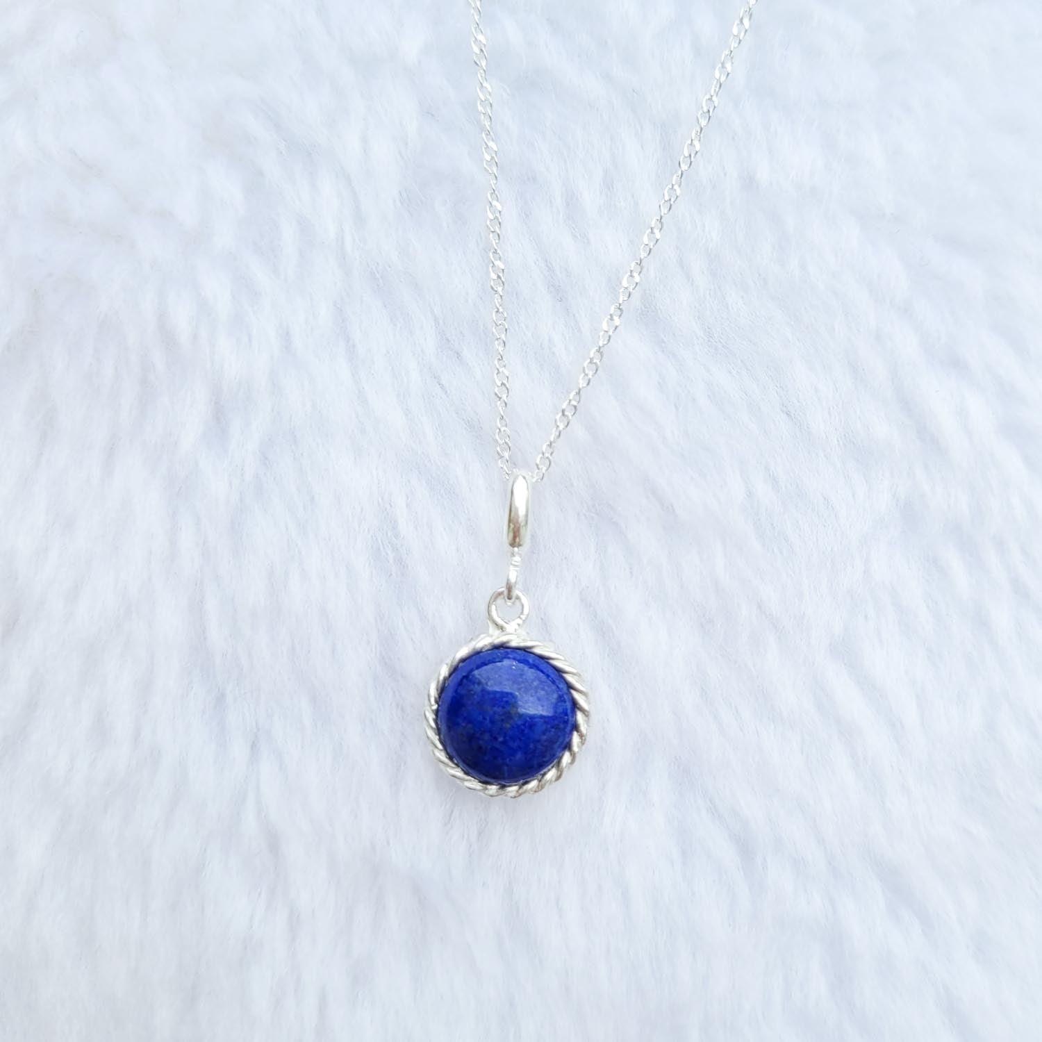 Collar Ball Lapizlazuli