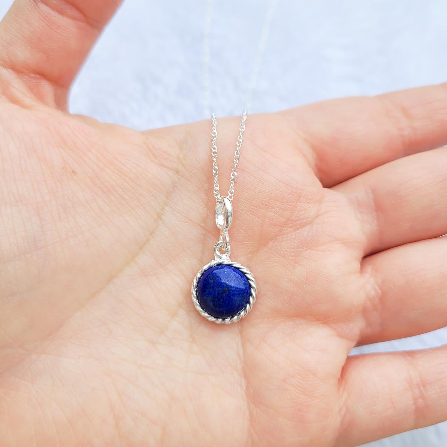 Collar Ball Lapizlazuli