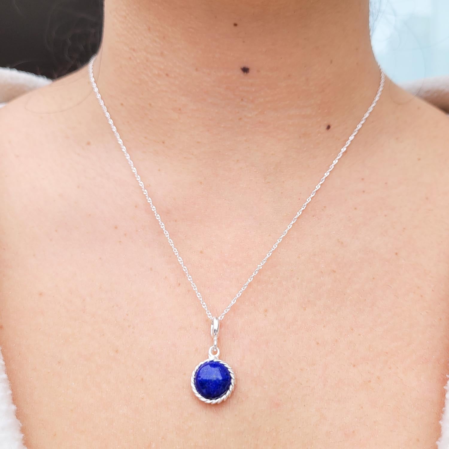 Collar Ball Lapizlazuli