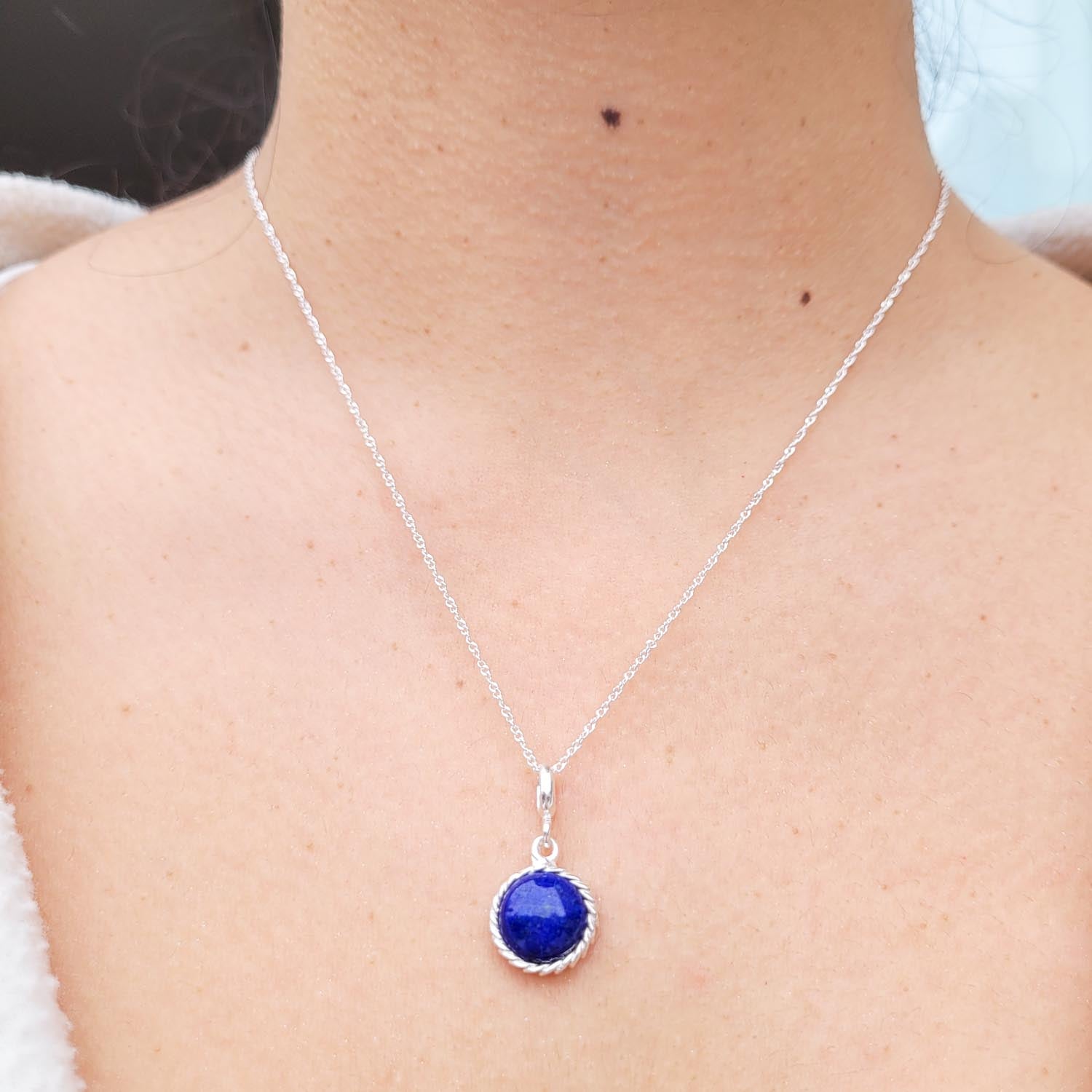 Collar Ball Lapizlazuli