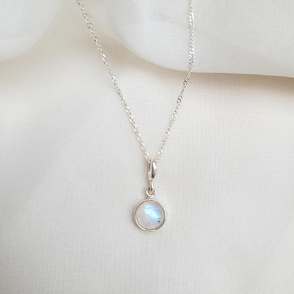 Collar Maru Piedra Luna 9mm