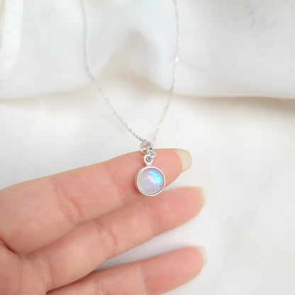 Collar Maru Piedra Luna 9mm