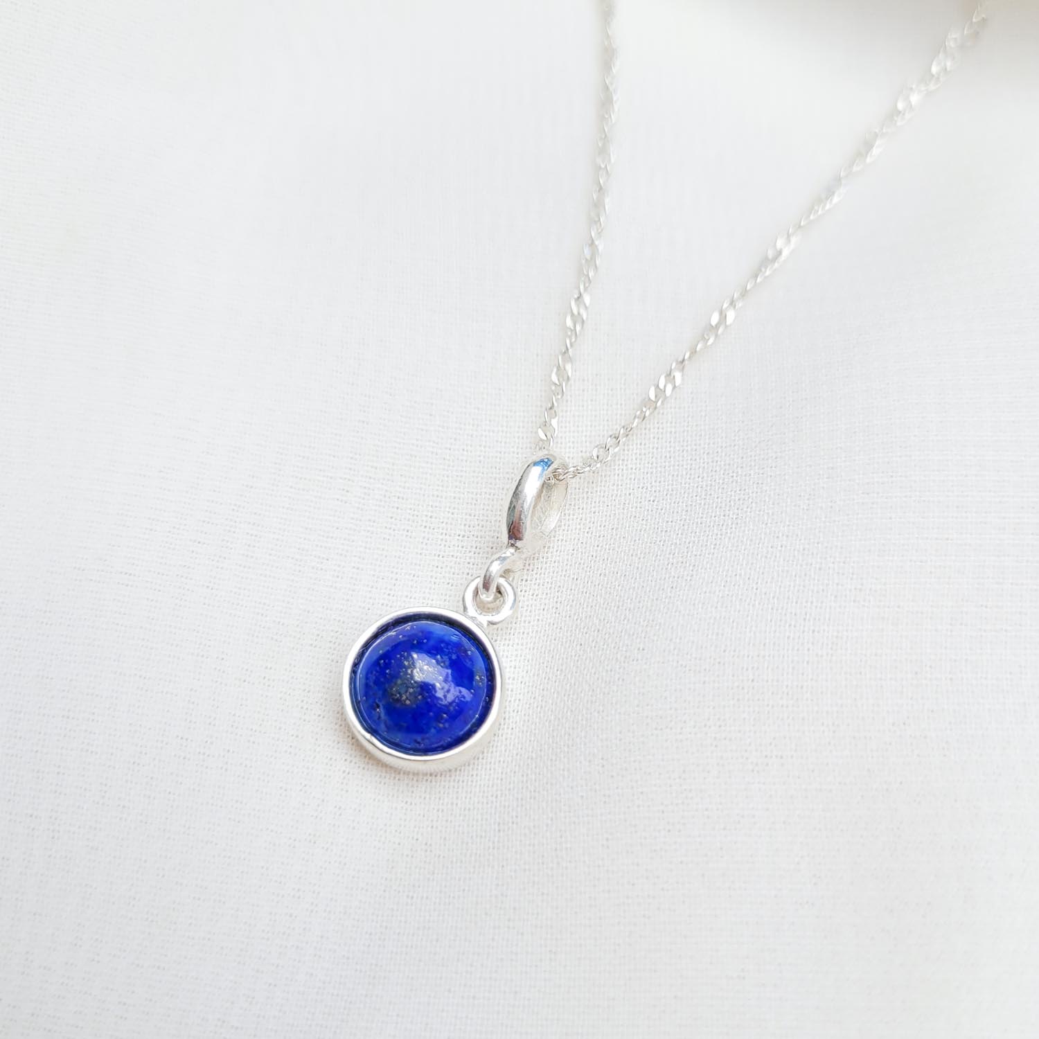 Collar Maru Lapizlazuli 9mm