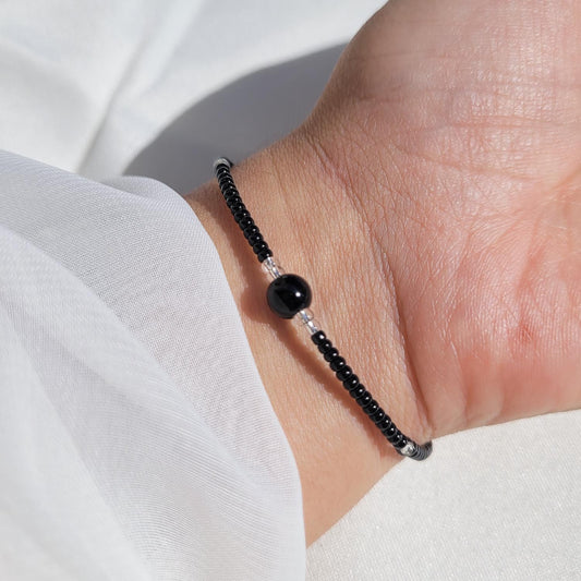 Pulsera Bella Turmalina Negra