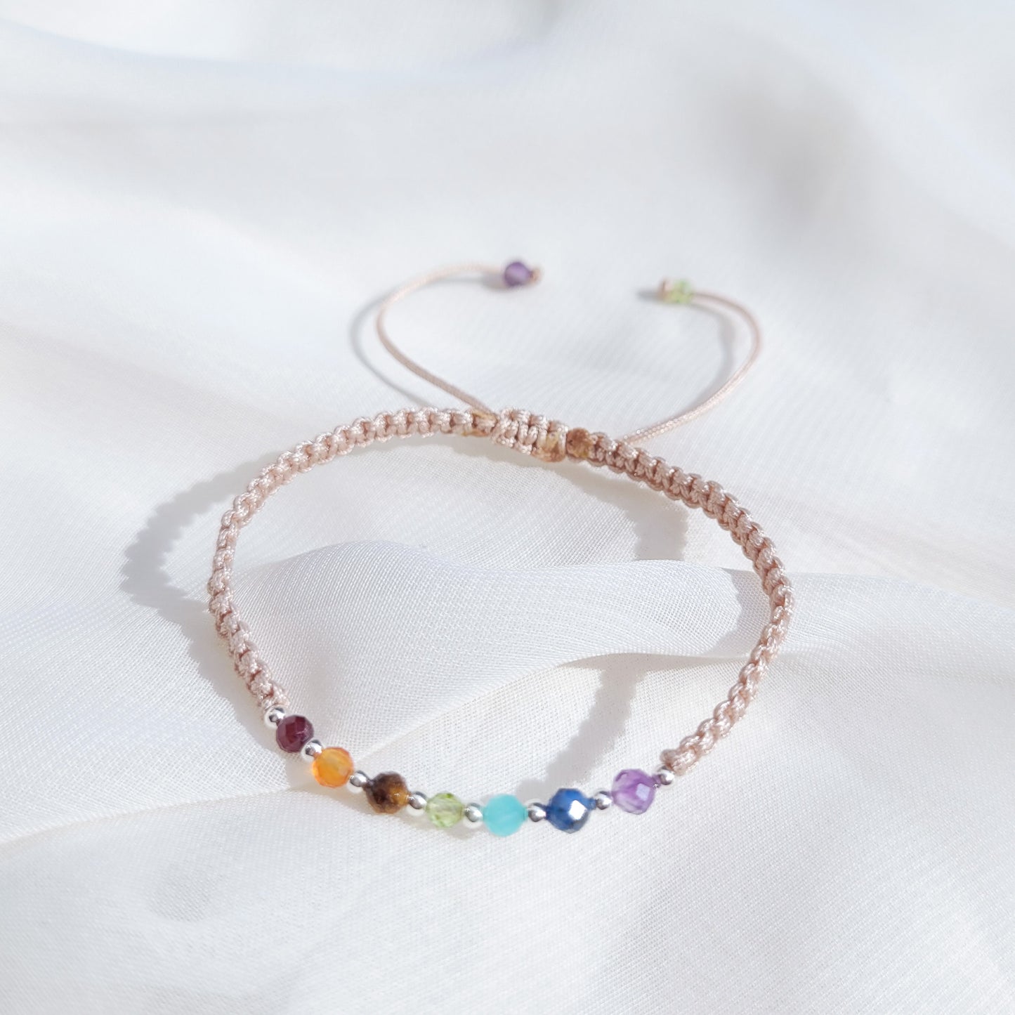 Pulsera 7 Chacras Tejida