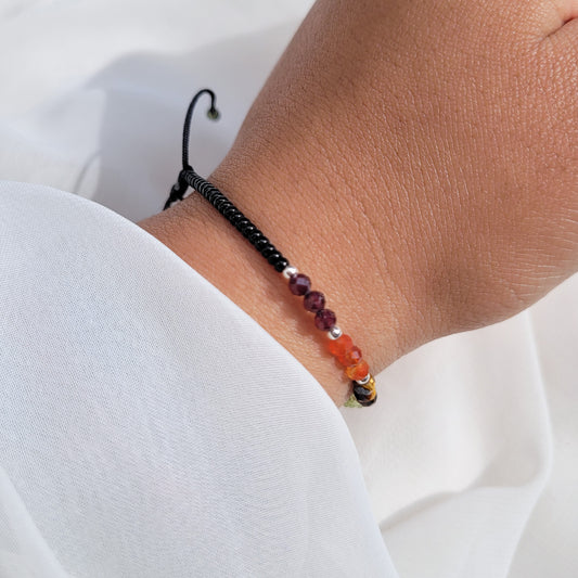 Pulsera 7 Chacras + Mostacillas ver 2