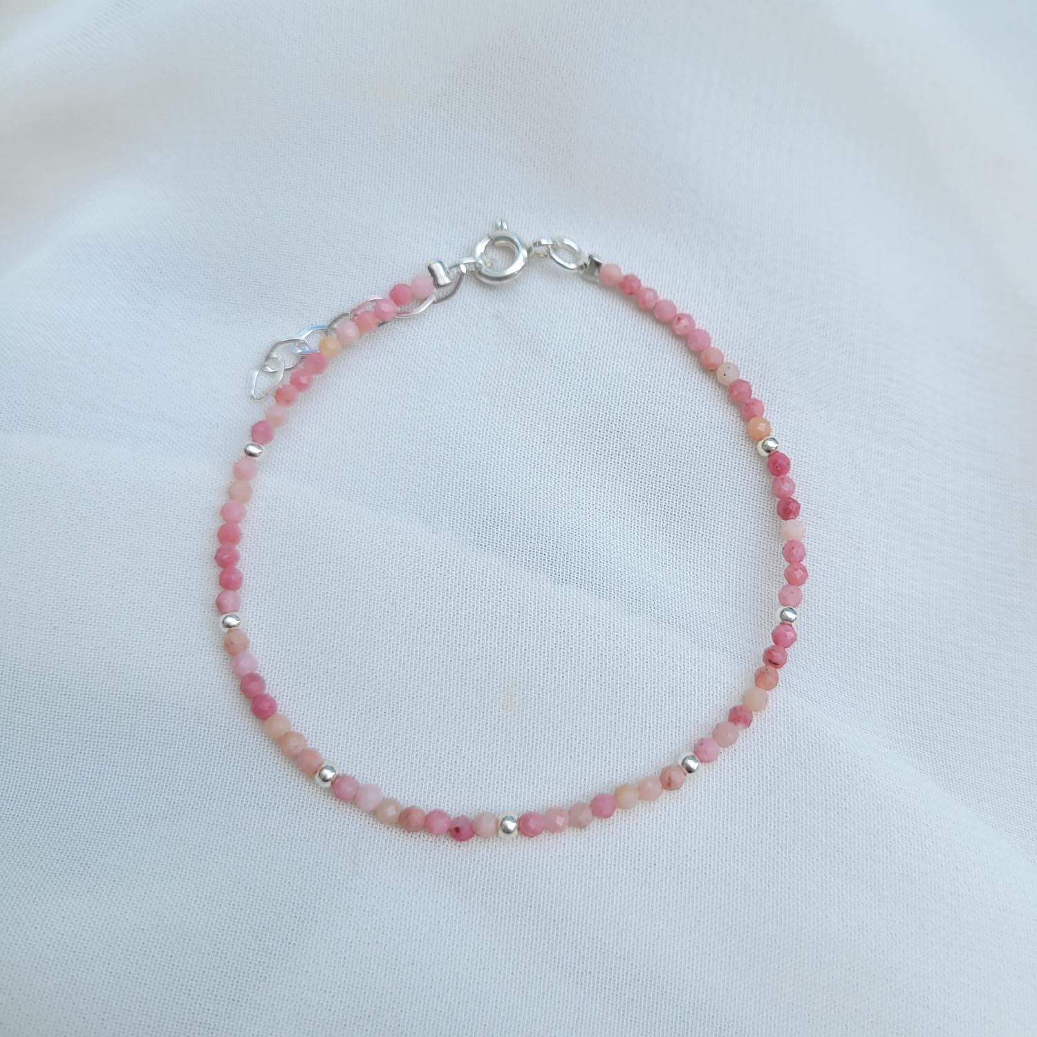 Pulsera Rodonita - 2mm