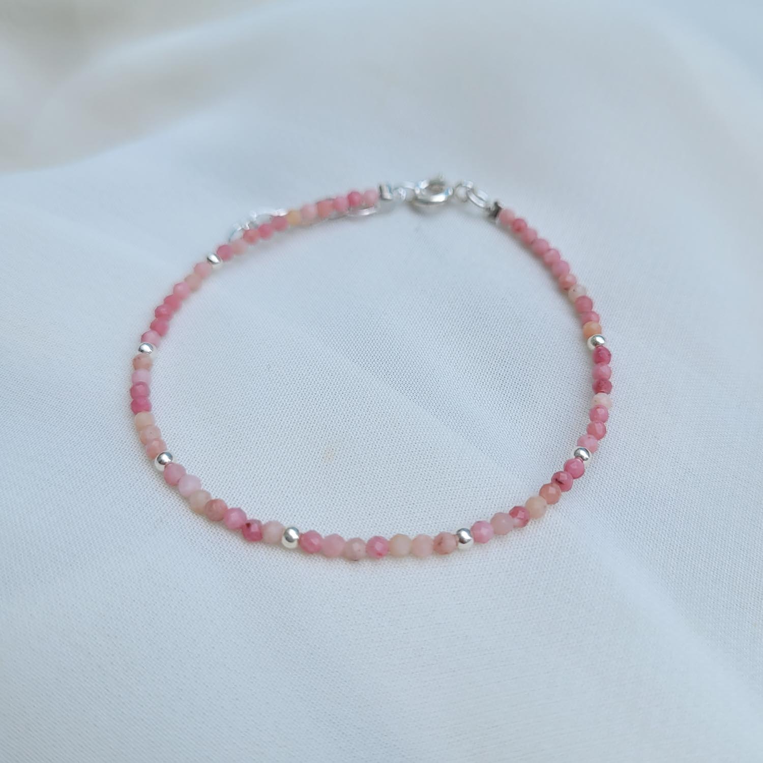 Pulsera Rodonita - 2mm