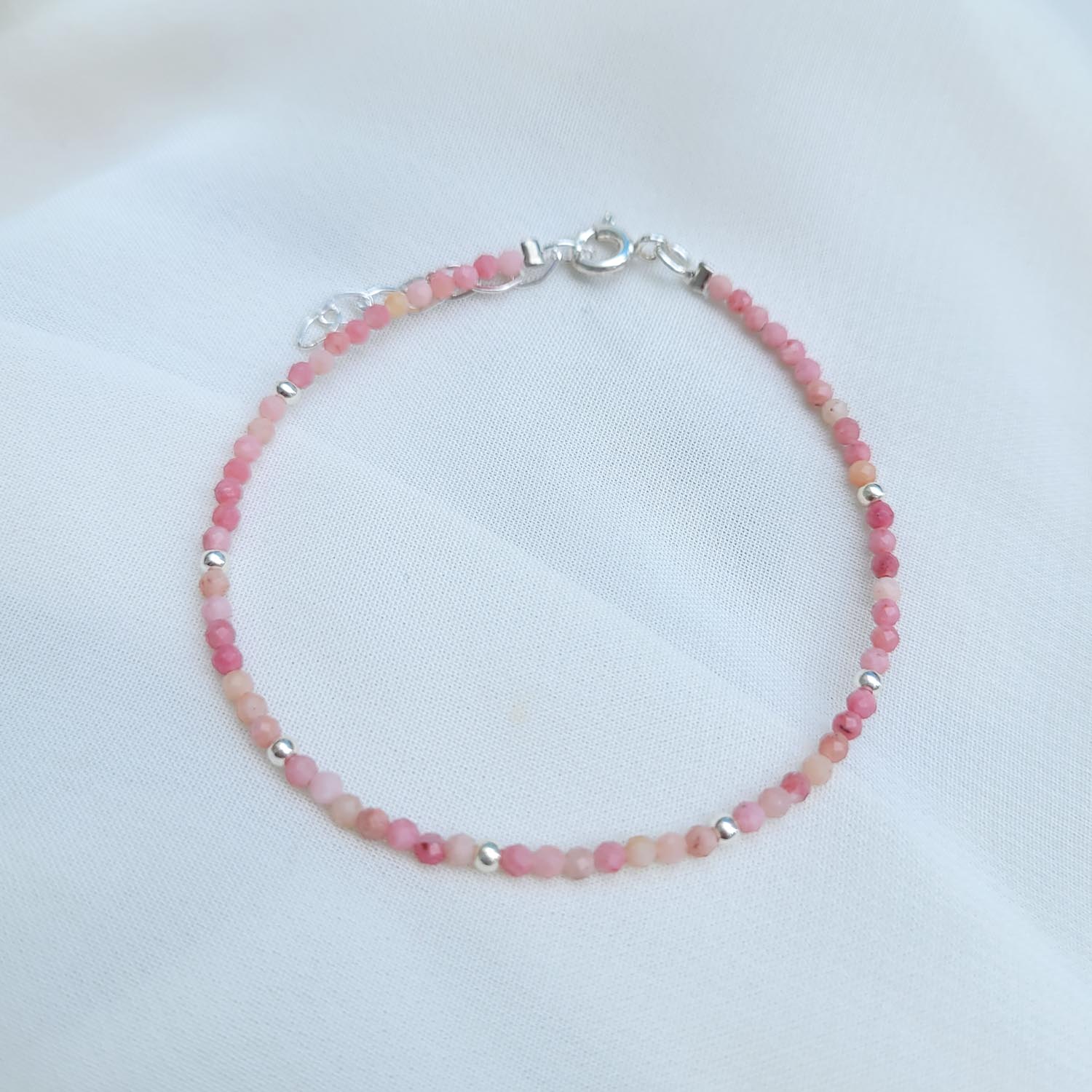 Pulsera Rodonita - 2mm
