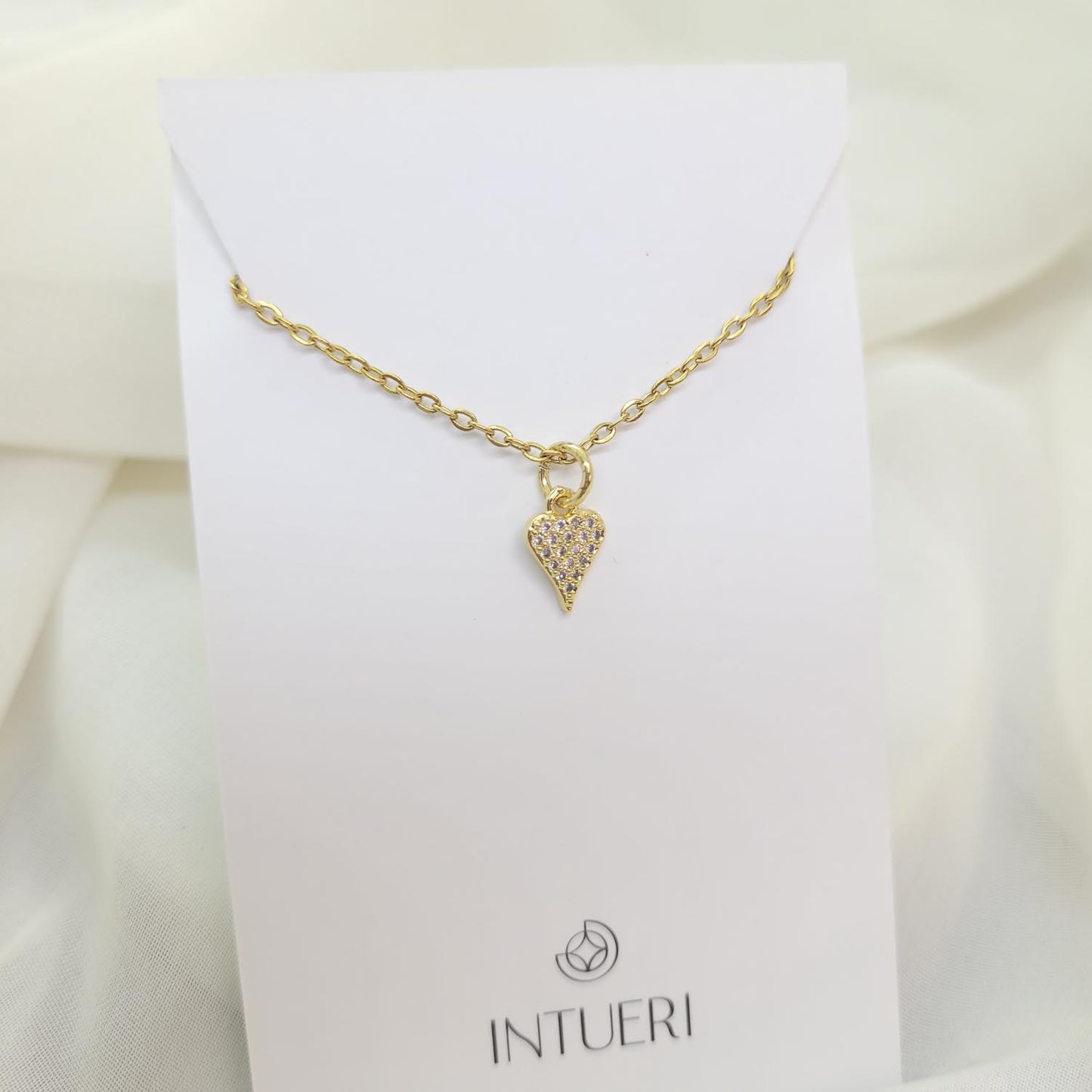 Collar Acero Mini Corazon