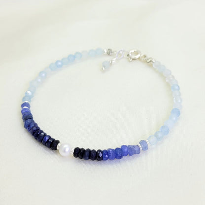Pulsera Emilia Zafiro azul