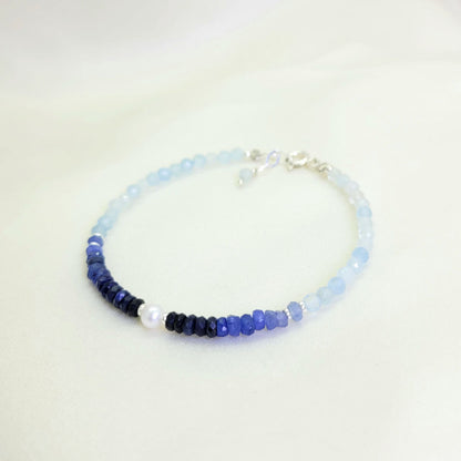 Pulsera Emilia Zafiro azul