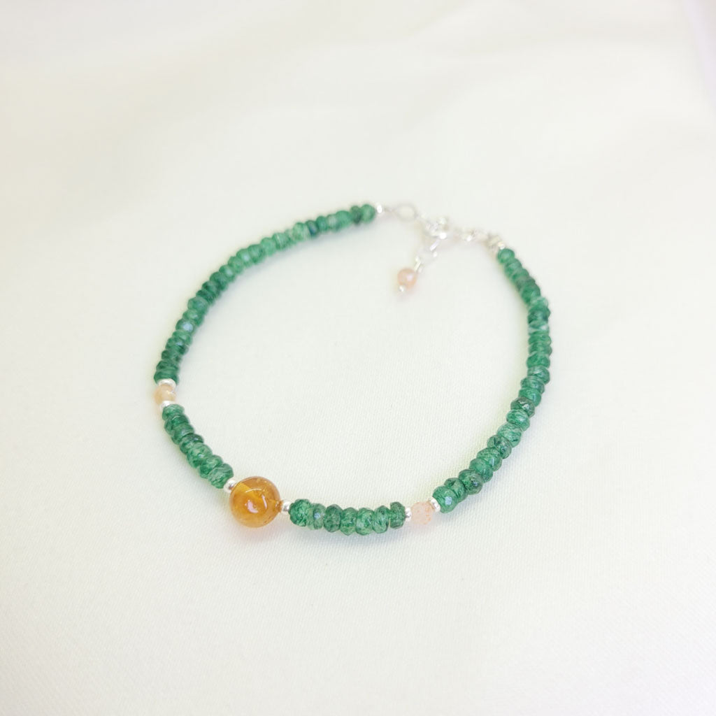 Pulsera Jade y Citrino