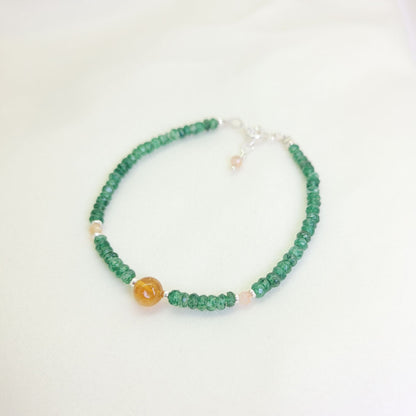 Pulsera Jade y Citrino