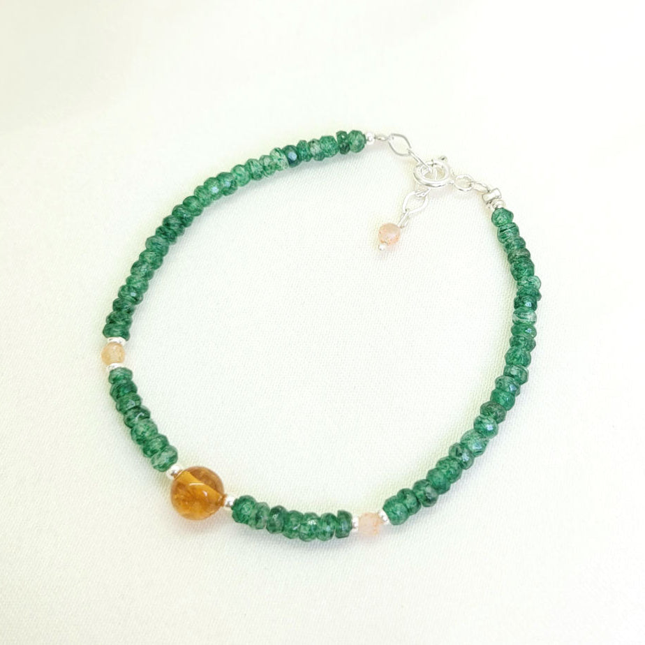 Pulsera Jade y Citrino