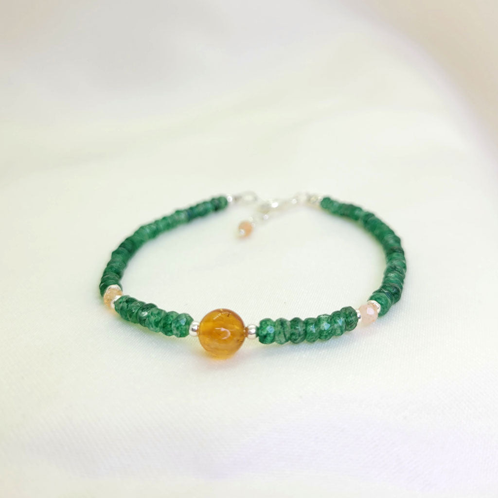 Pulsera Jade y Citrino