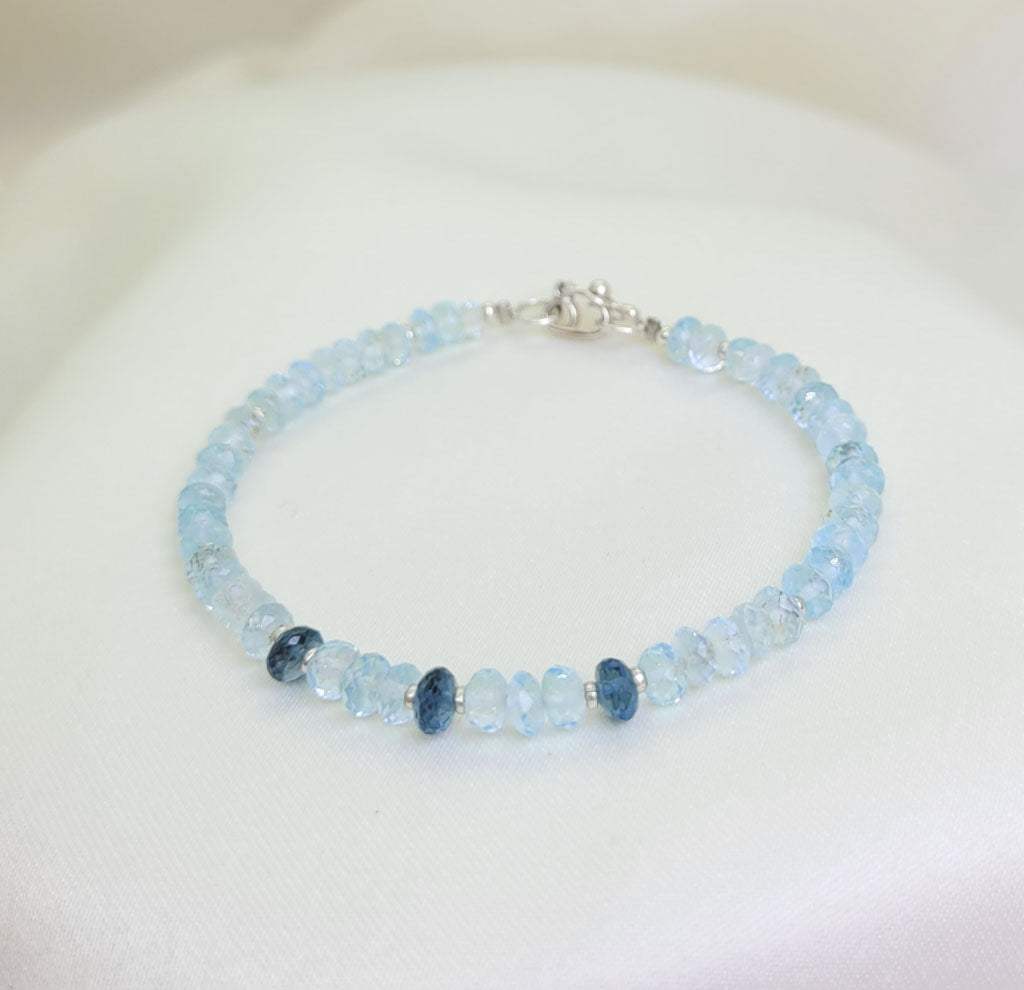 Pulsera Topacio Sky Blue