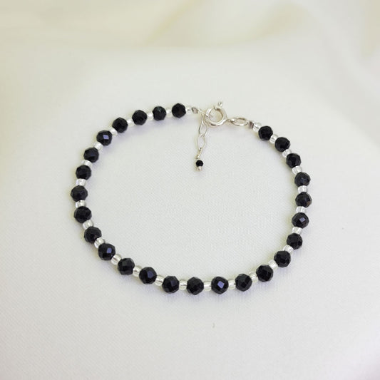 Pulsera Diana Turmalina negra