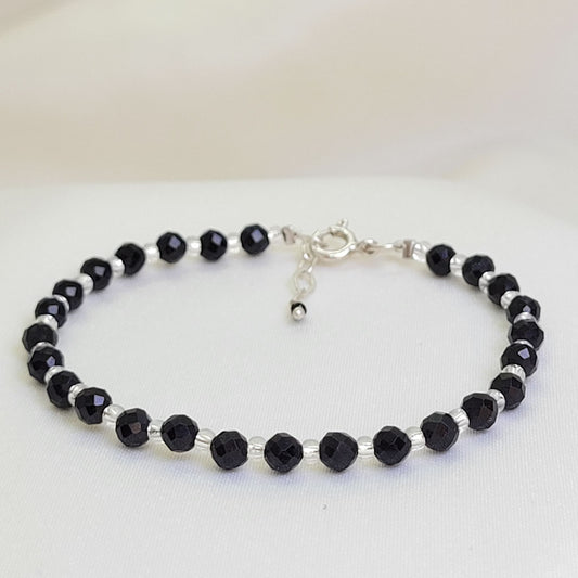 Pulsera Diana Turmalina negra
