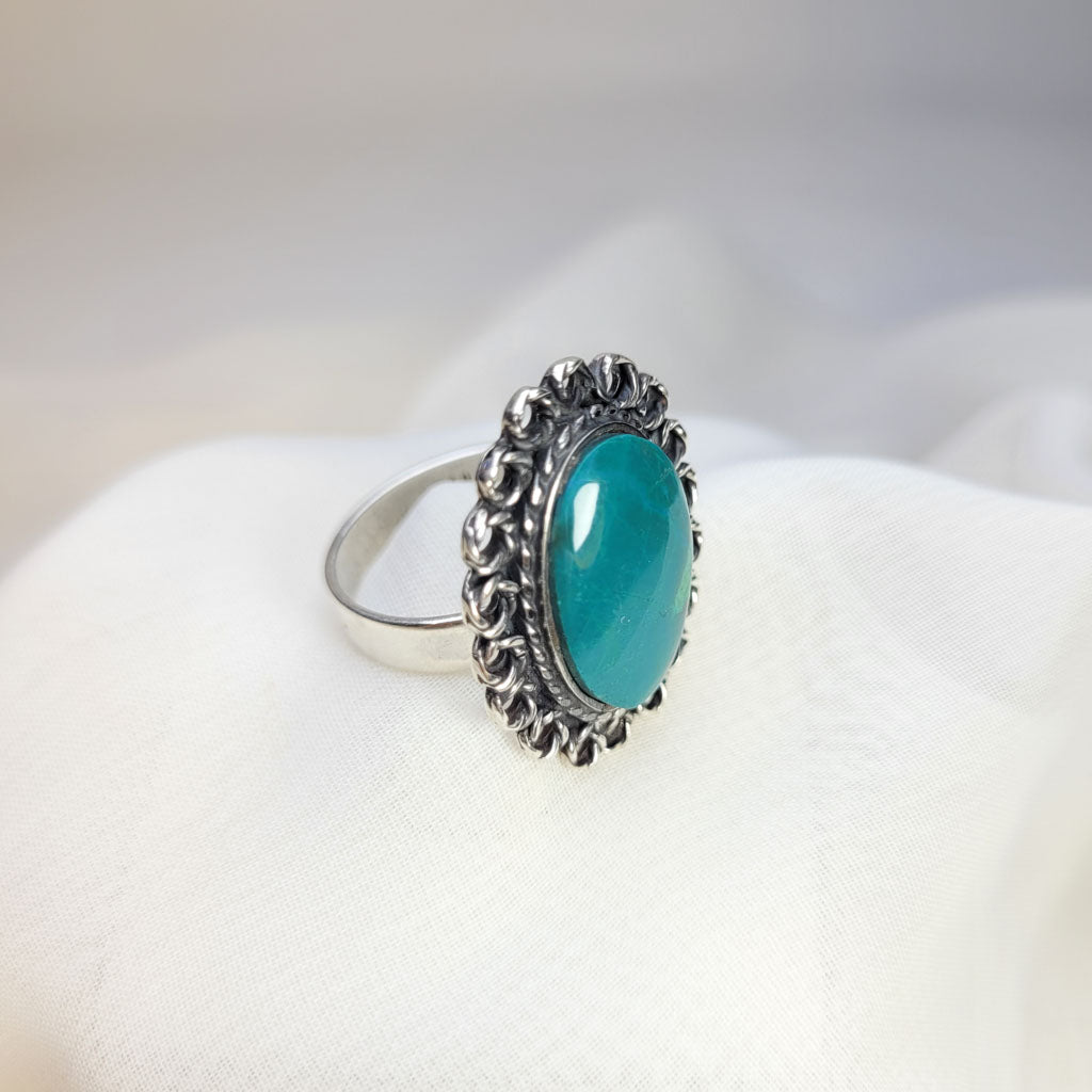 Anillo Crisocola