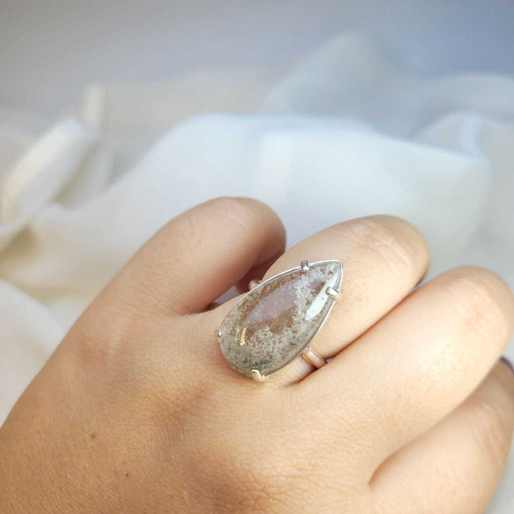 Anillo Cuarzo Ahumado