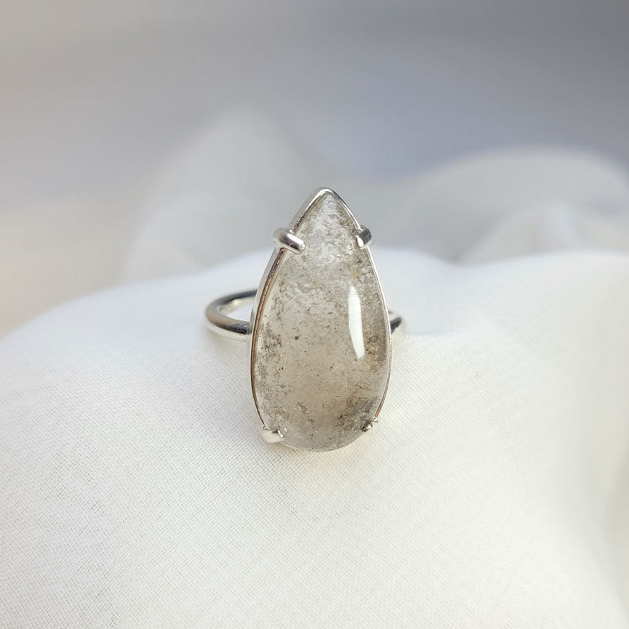 Anillo Cuarzo Ahumado