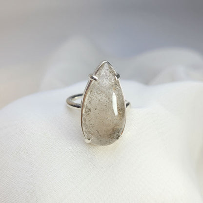 Anillo Cuarzo Ahumado