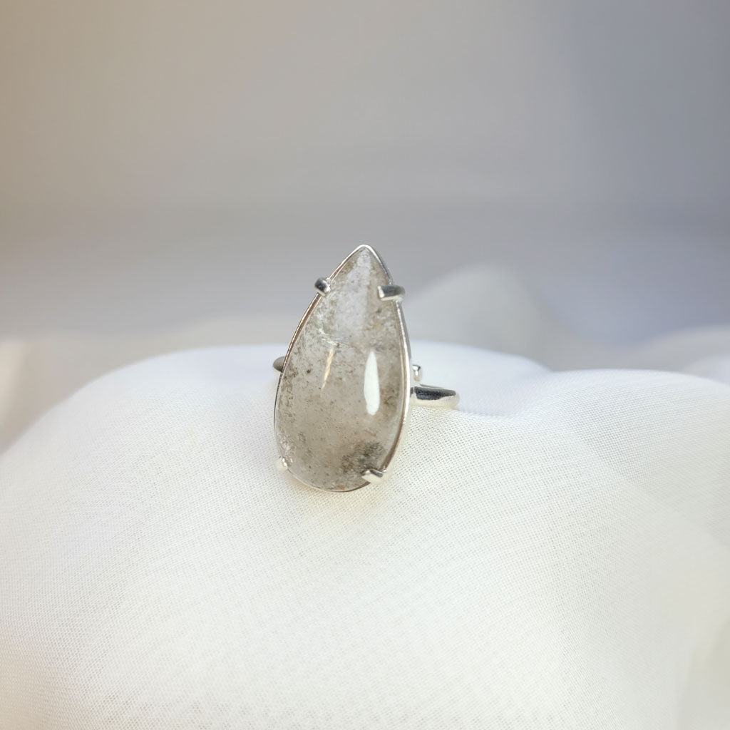Anillo Cuarzo Ahumado