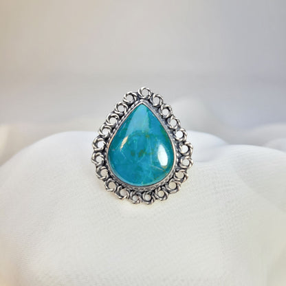 Anillo Gota Crisocola