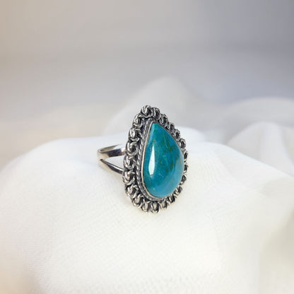 Anillo Gota Crisocola