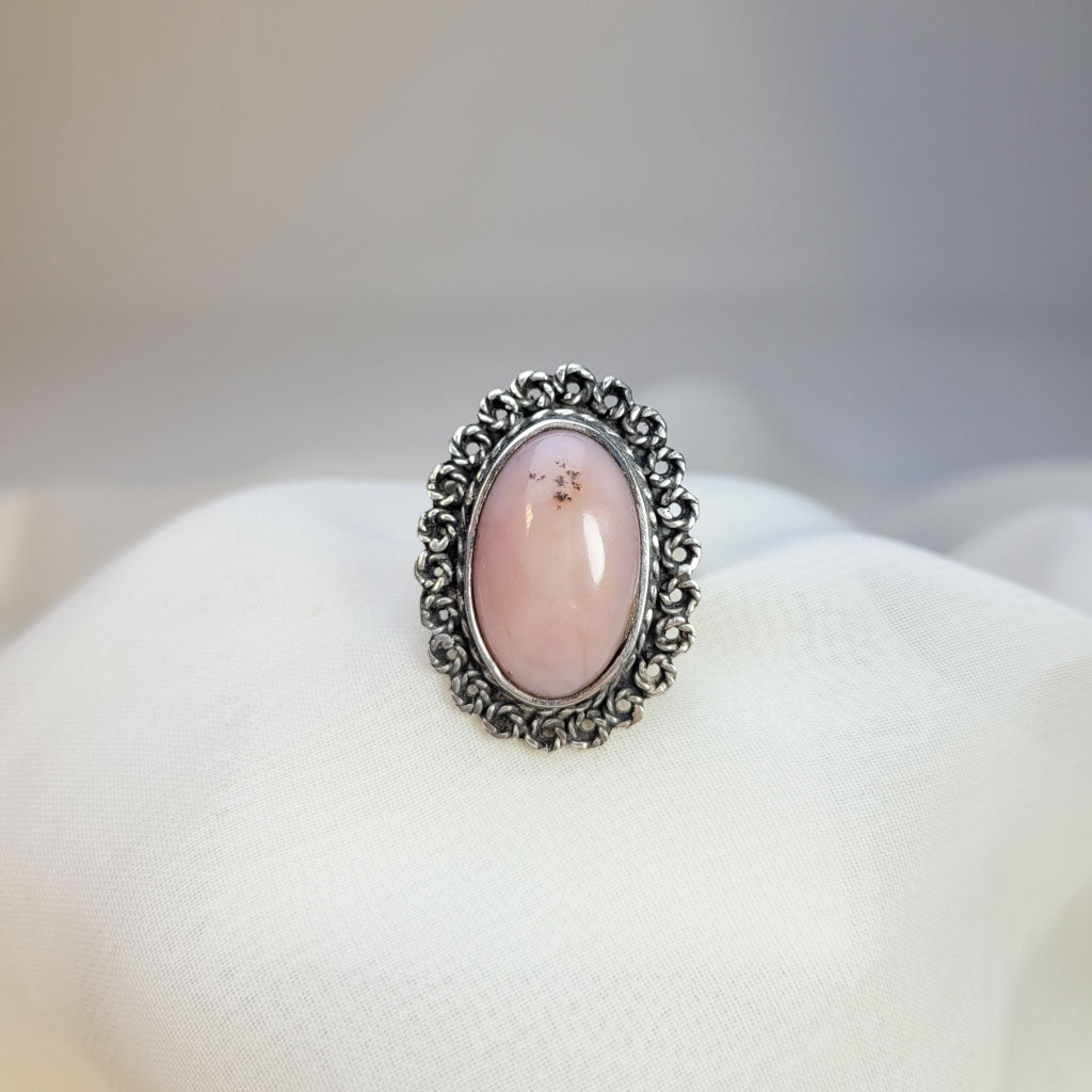 Anillo Opalo Rosa