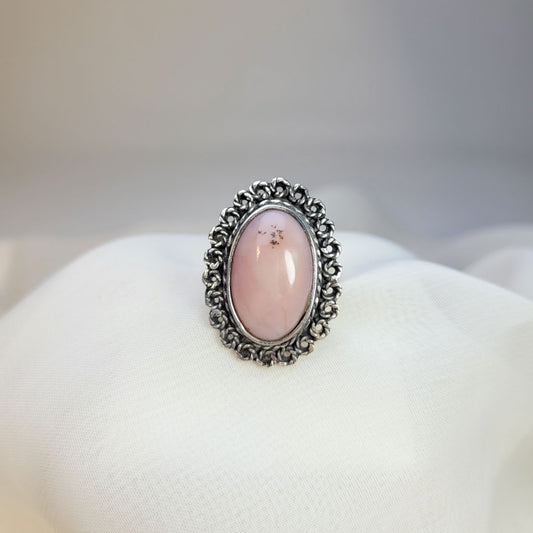 Anillo Opalo Rosa