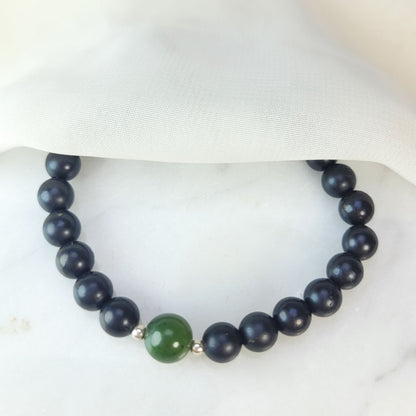 Pulsera Jade y shunguita