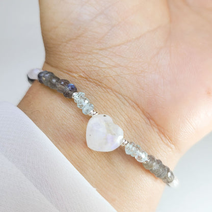 Pulsera Marly Piedra Luna y Labradorita