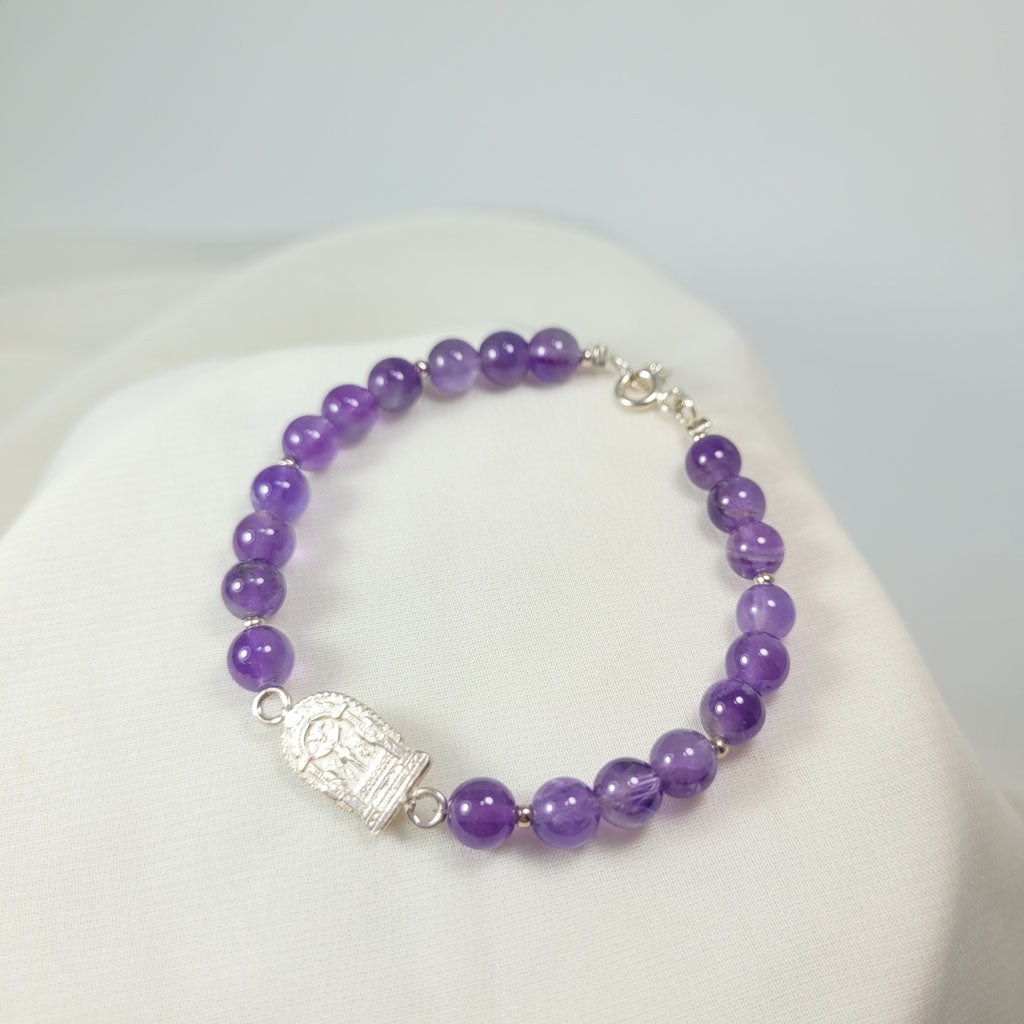 Pulsera Amatista Señor de loa Milagros