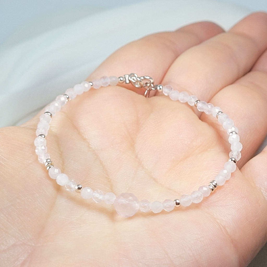 Pulsera Full Cuarzo Rosa